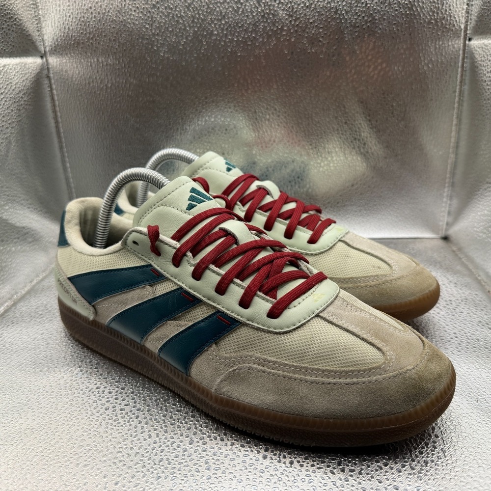 Size 8 Adidas Predator Freestyle Linen Green/Mystery Green/Burgundy Shoes IH8130
